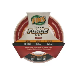 Fins Ocean Force Trace - Light Red