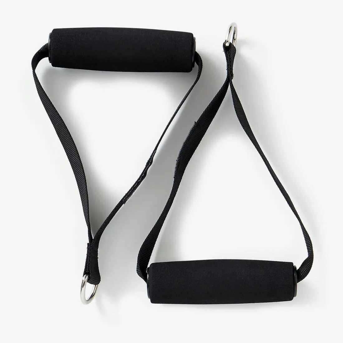 Fitness 2.5 kg / 5 lb Elastic Resistance Band with Handles - Grey