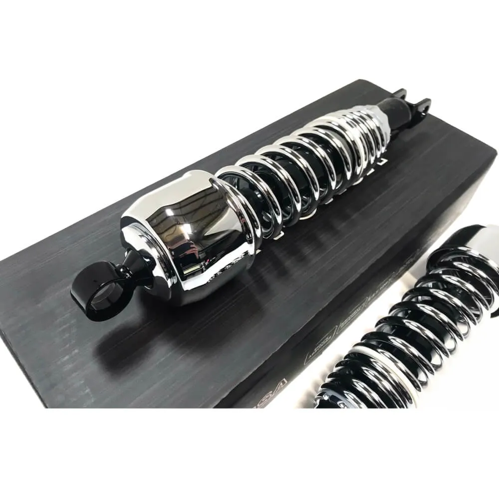 Forsa Twin Shock Type 3 Black / Chrome 335mm - Dual Spring