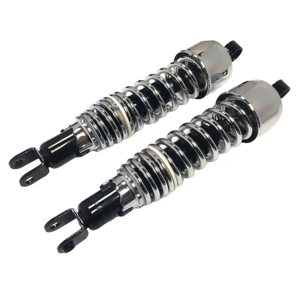 Forsa Twin Shock Type 3 Black / Chrome 335mm - Dual Spring