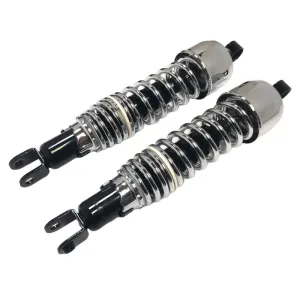 Forsa Twin Shock Type 3 Black / Chrome 335mm - Dual Spring