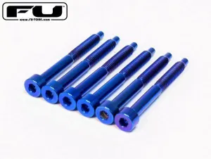 FU Tone Titanium String Lock Screw Set (6)- BLUE