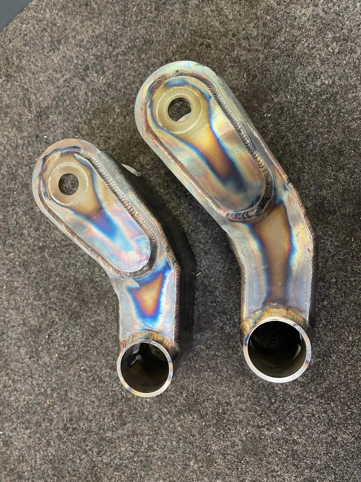 Gen 1 Ford Raptor Shackles by Foutz Motorsports - MIG Welded