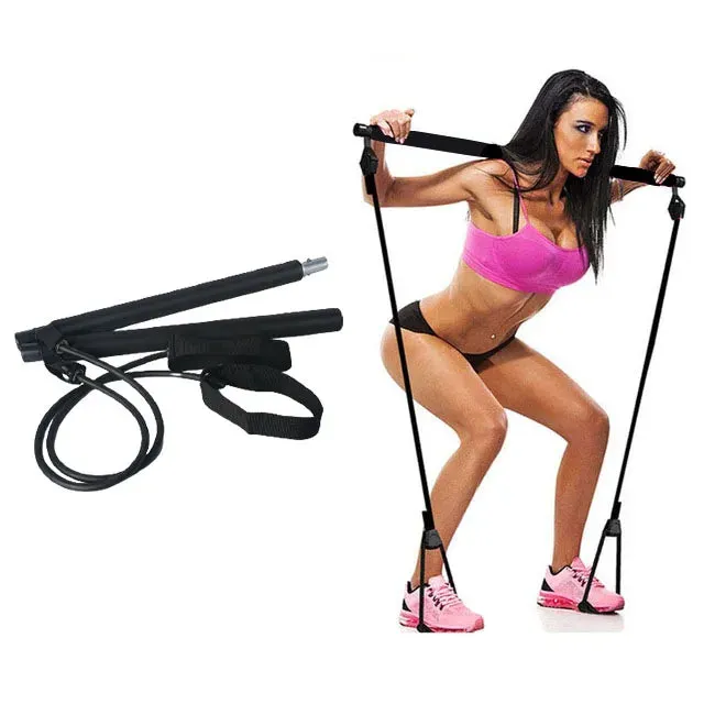 Get Stronger and More Flexible Anywhere with the Portable Yoga Pilates Bar Stick!