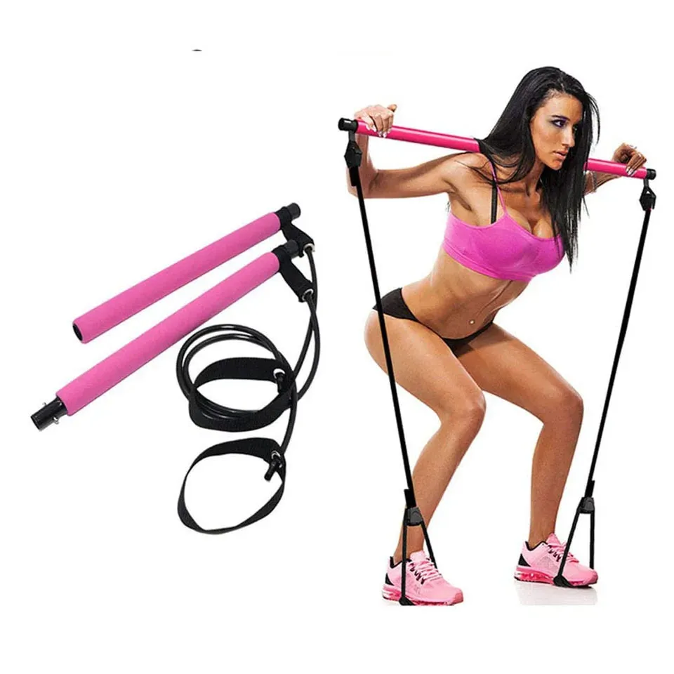 Get Stronger and More Flexible Anywhere with the Portable Yoga Pilates Bar Stick!