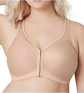Glamorise Magic Lift with Posture Back Support Bra 1265, Cafe, Size 42DD, Retails $70 