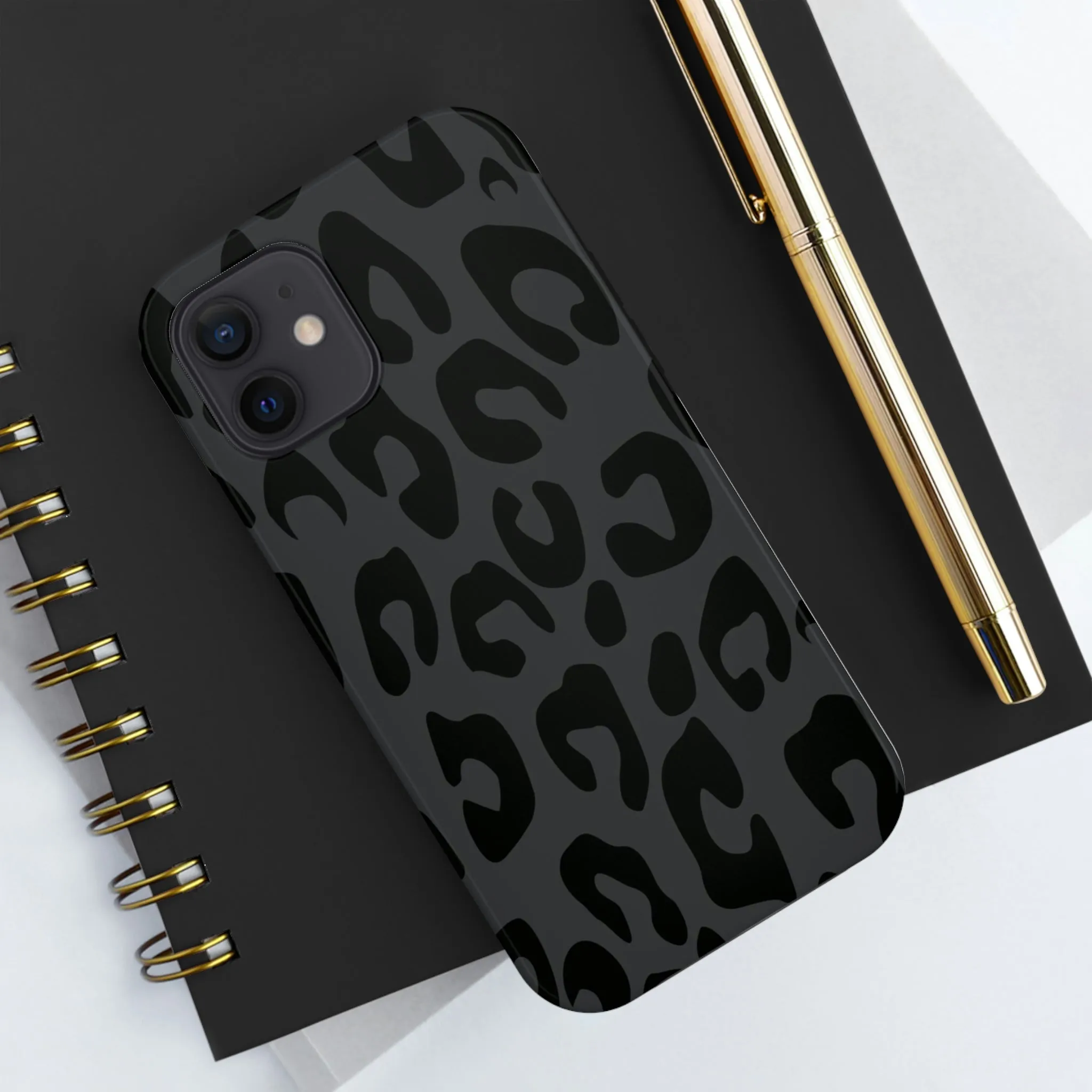 Gray Cheetah phone case