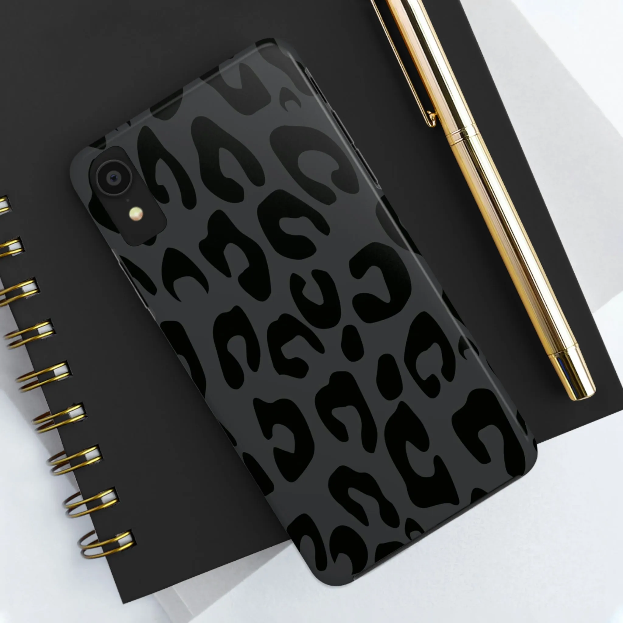 Gray Cheetah phone case
