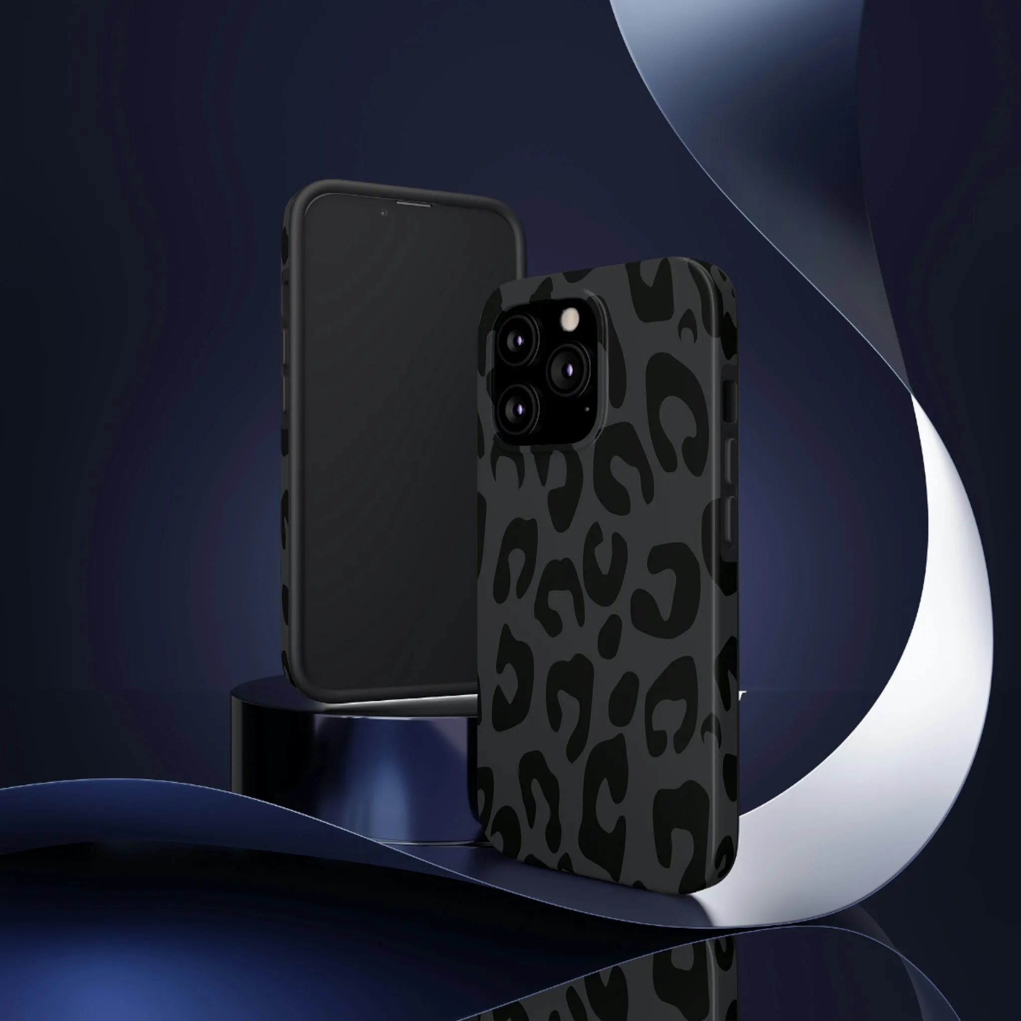 Gray Cheetah phone case