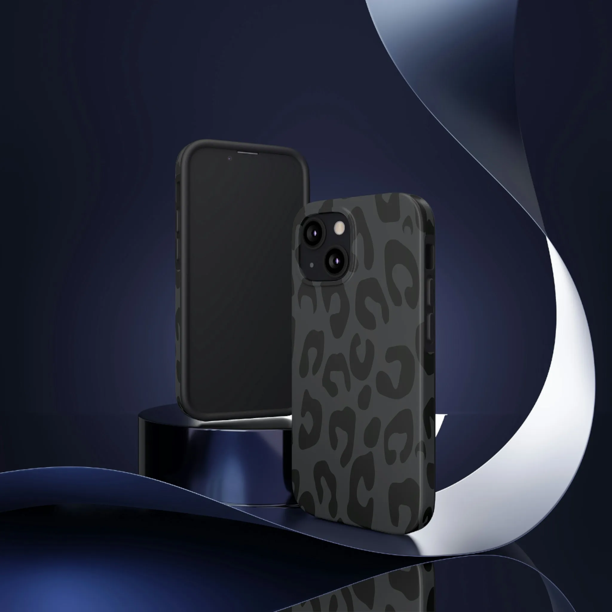 Gray Cheetah phone case