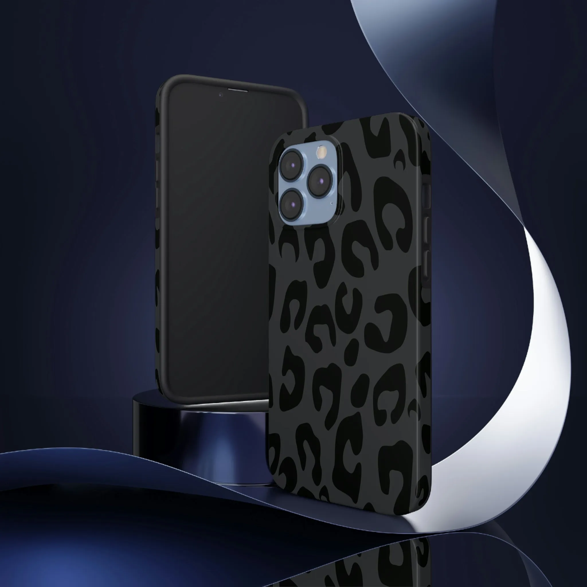 Gray Cheetah phone case