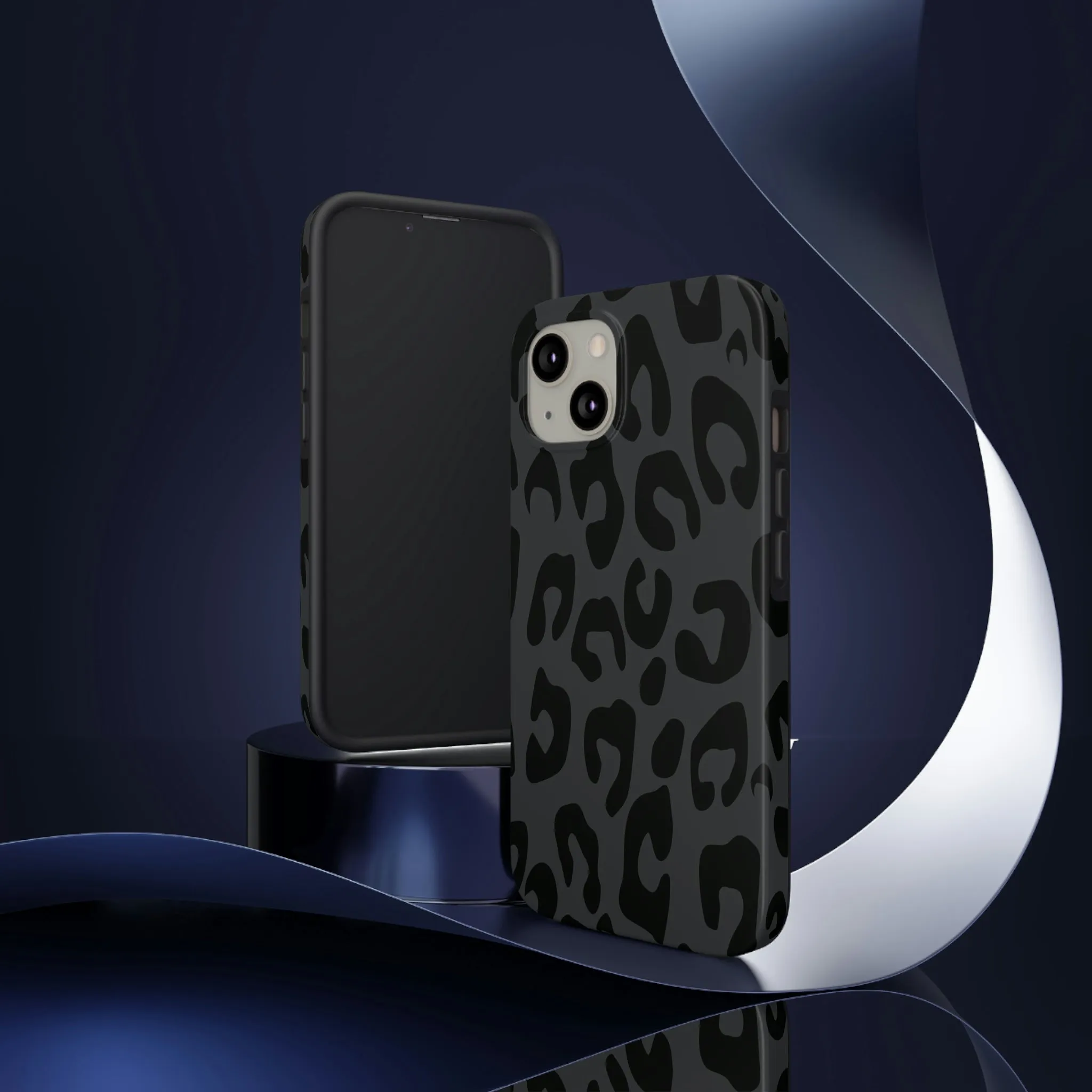 Gray Cheetah phone case