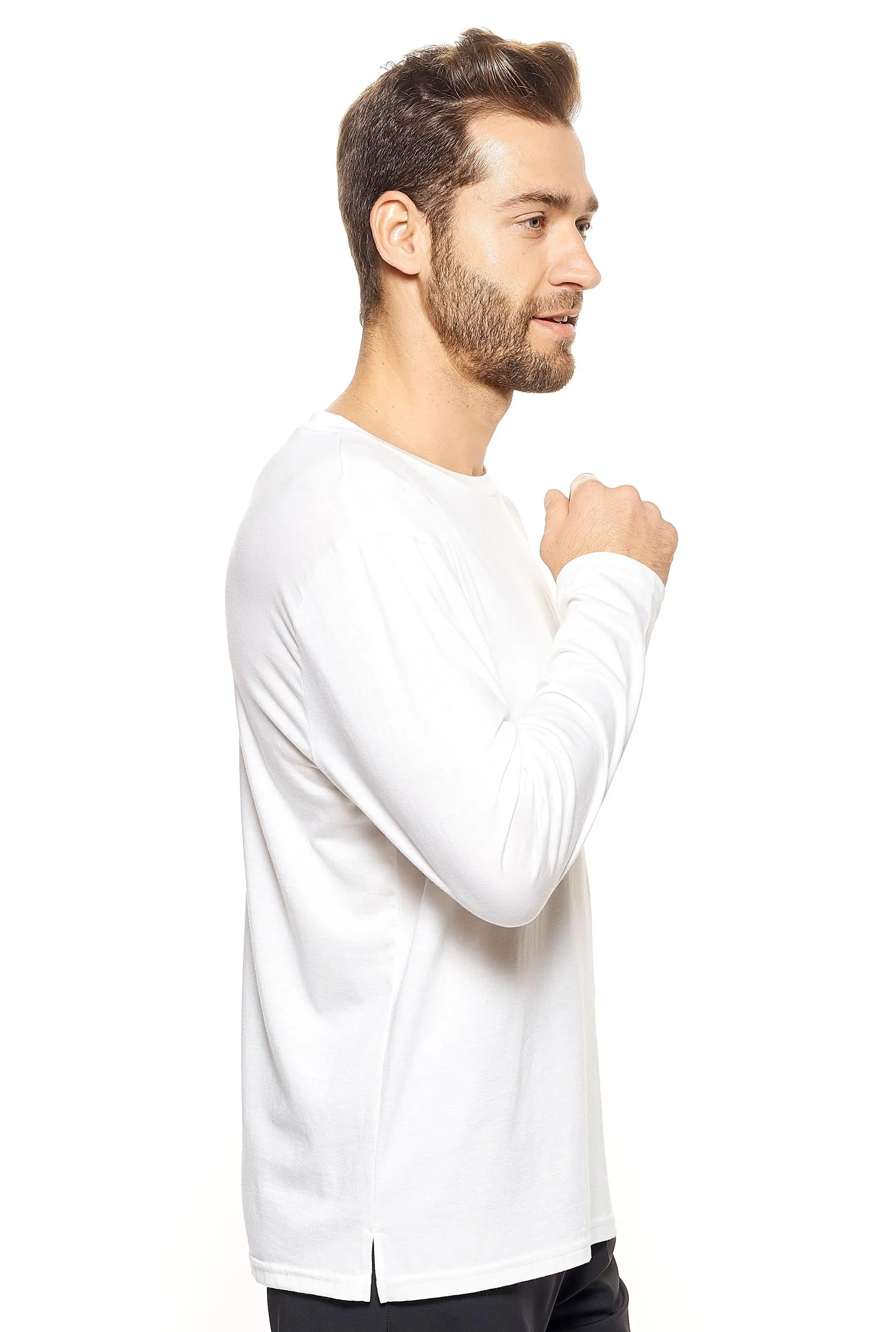 HC906 Split Hem Long Sleeve Tee