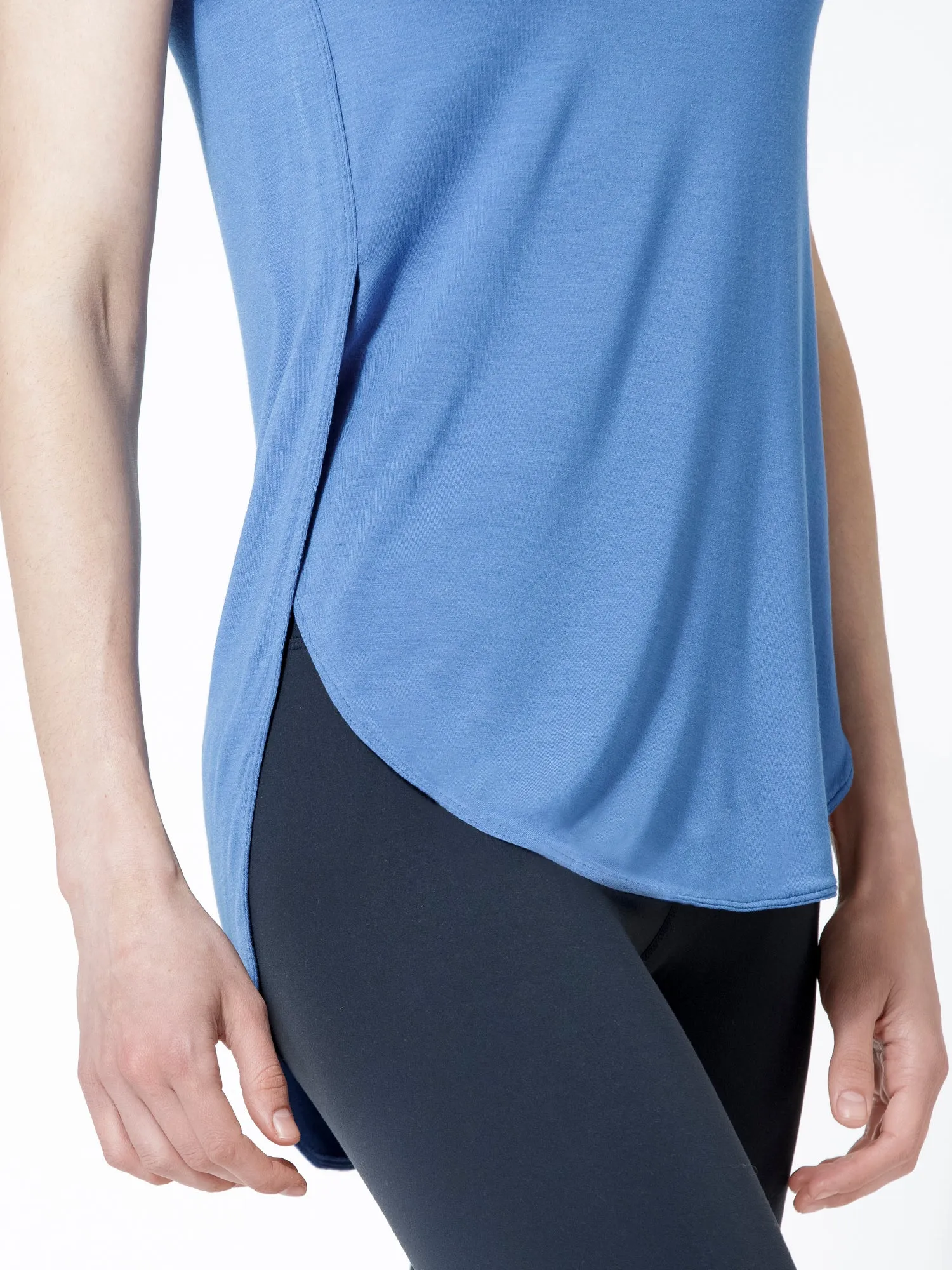 HI LO SPLIT SIDE TEE, GLORY
