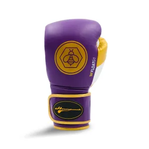 Honey Punch Pro Spar Boxing Glove Mulberry / Gold / White