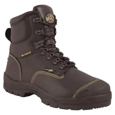 Honeywell Metatarsal Guard Mining Work Boots, Size 6, 4.9 in H, Black, 55246-BLK060