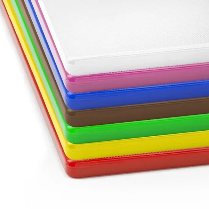 Hygiplas Low Density Chopping Board Set | Large | 600 x 450 x 10mm | Pack of 7