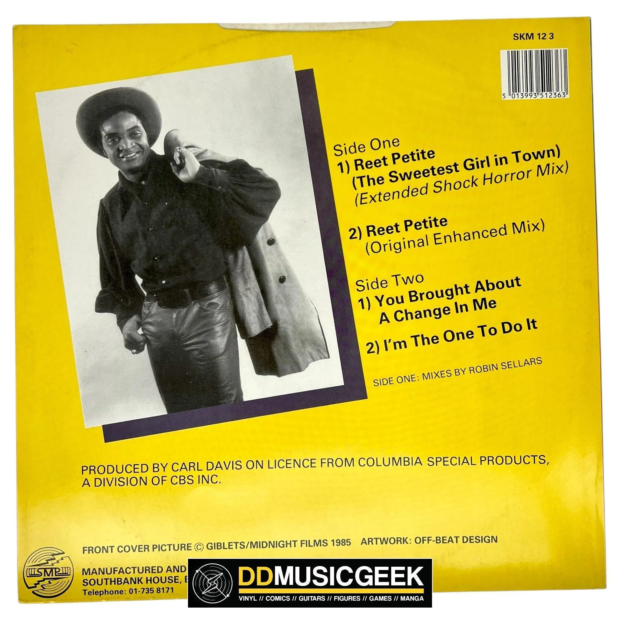 Jackie Wilson: Reet Petite (The Sweetest Girl In Town) (12", Single, Blu)