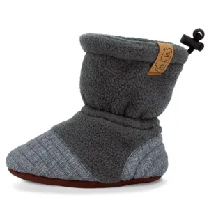 Jan & Jul Stay-Put Cozy Booties - Heather Grey