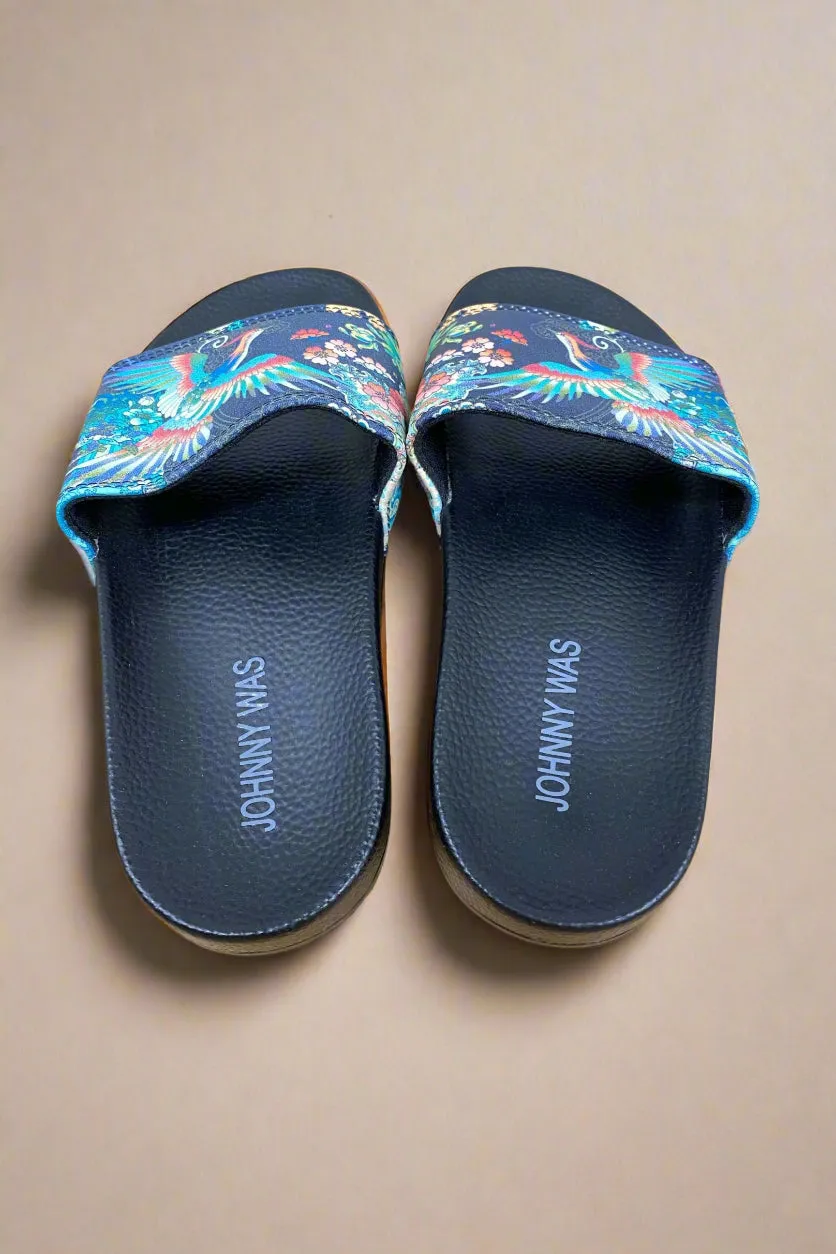 Johnny Was Black Dreamer Pool Slide JWS0001-D