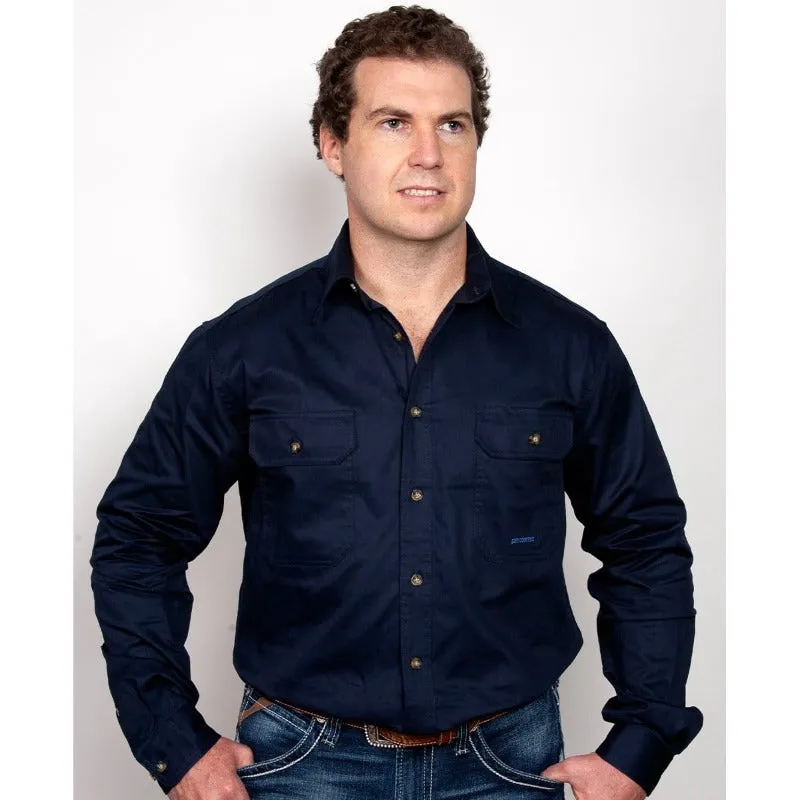 Just Country Workshirt Mens Evan Full Button