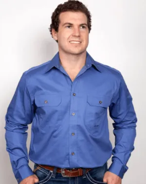 Just Country Workshirt Mens Evan Full Button