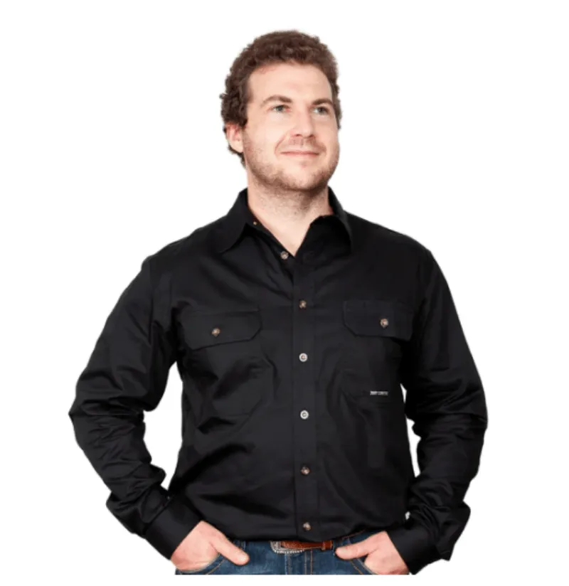 Just Country Workshirt Mens Evan Full Button