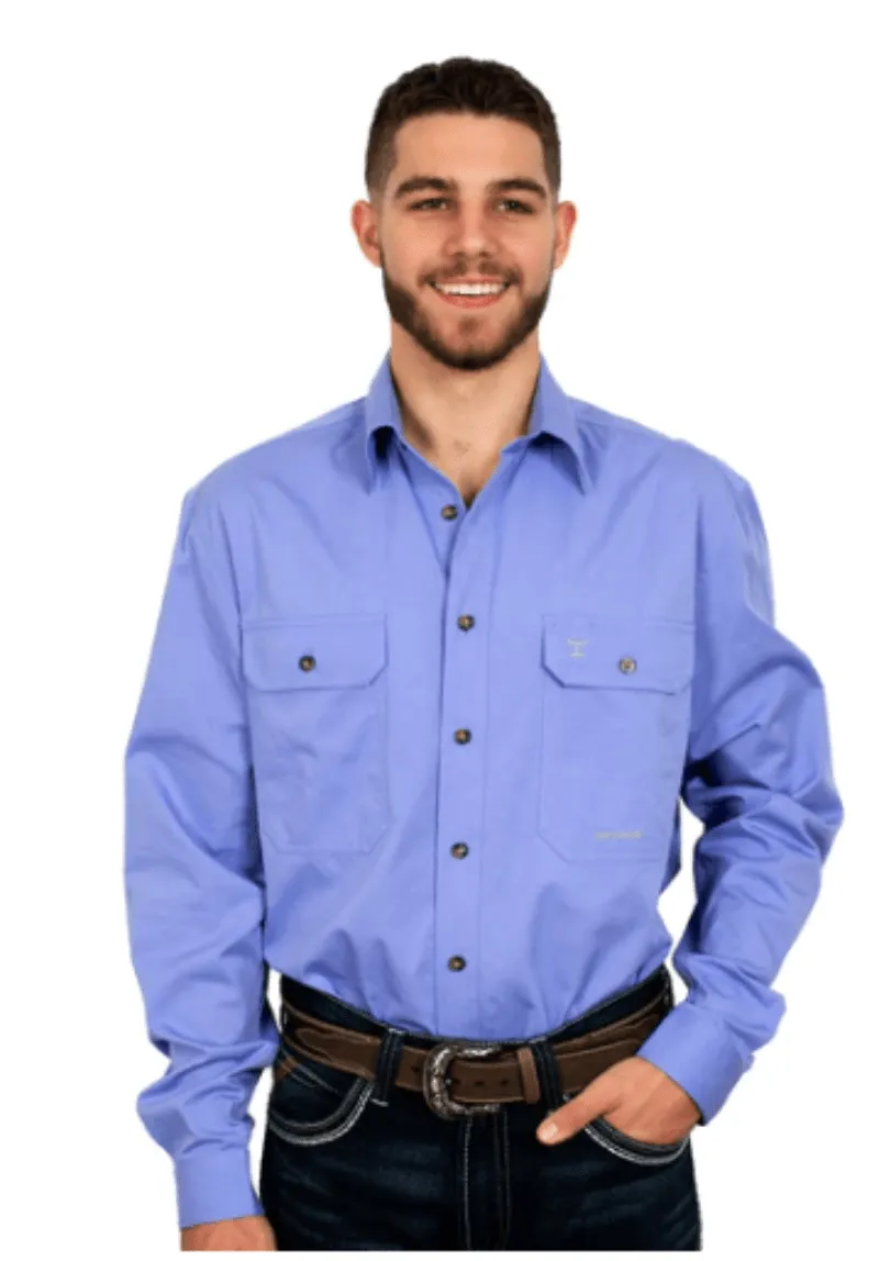 Just Country Workshirt Mens Evan Full Button