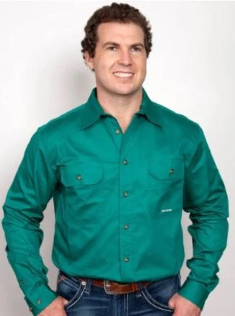 Just Country Workshirt Mens Evan Full Button