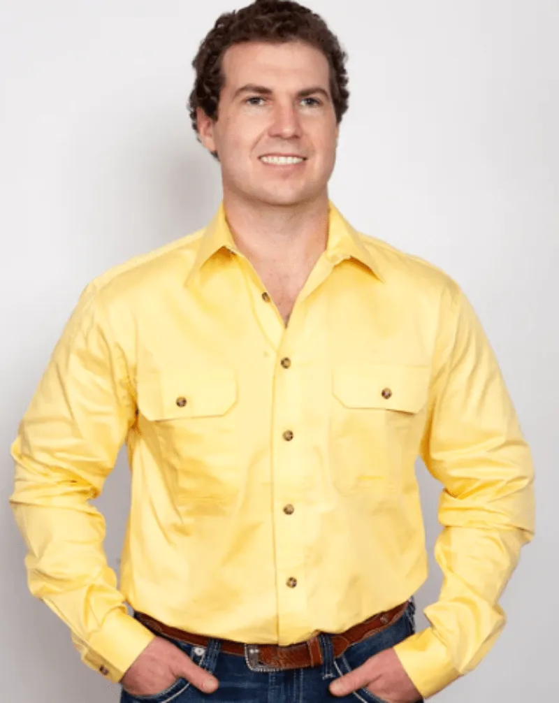 Just Country Workshirt Mens Evan Full Button