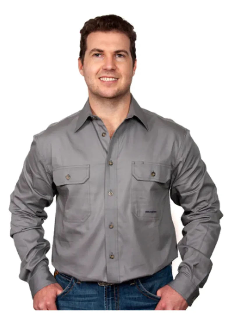 Just Country Workshirt Mens Evan Full Button