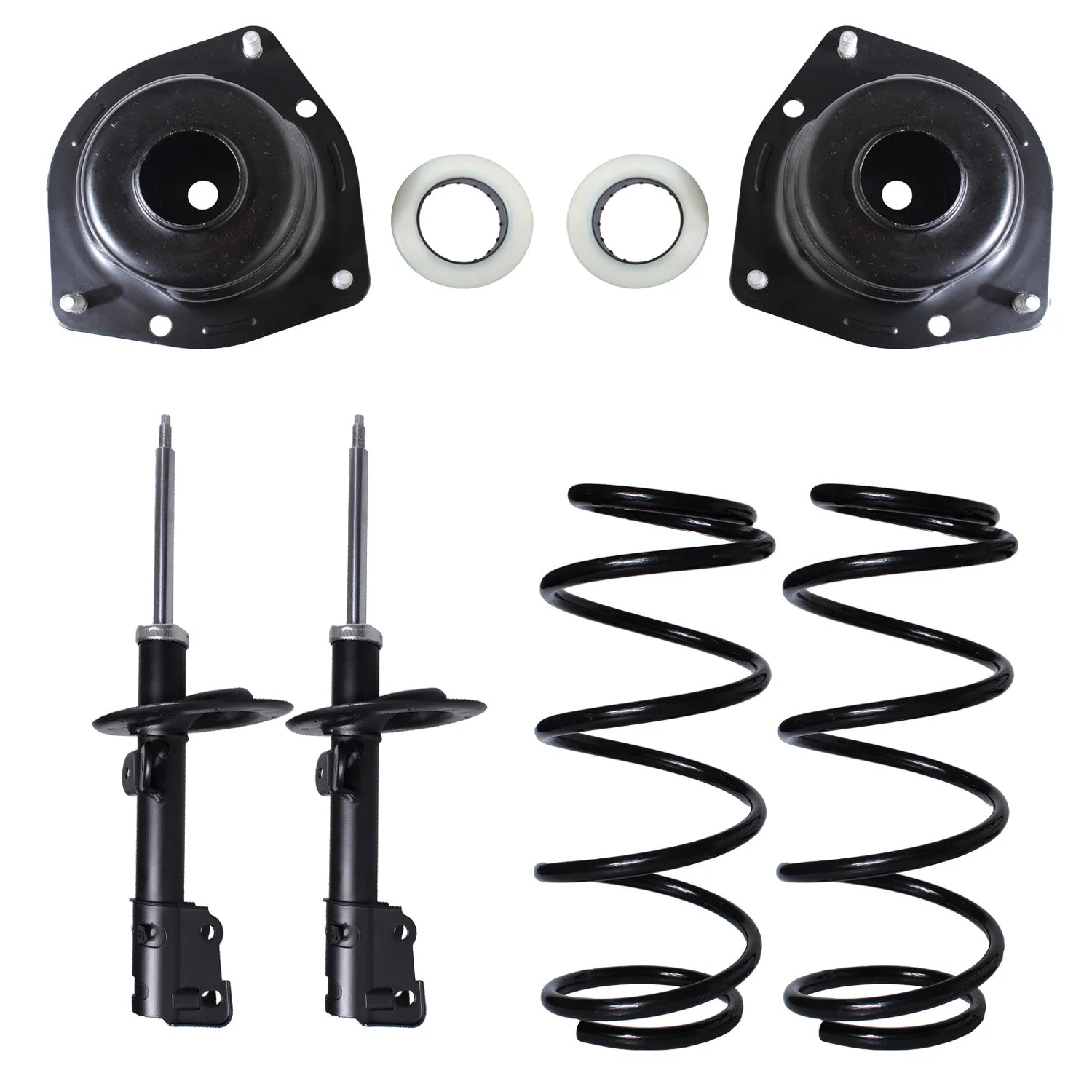 Kit Original Resortes, Amortiguadores y Bases Dodge Town-Country 96-00 Delanteros Kit 6 Piezas