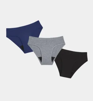 Leakproof Cotton Underwear Bikini 3-Pack
