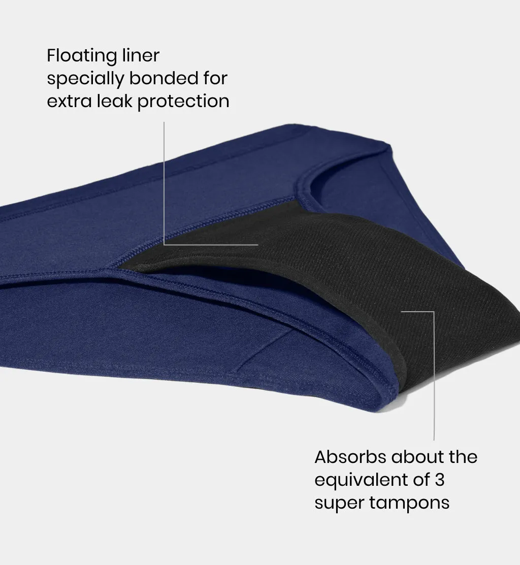 Leakproof Cotton Underwear Bikini 3-Pack