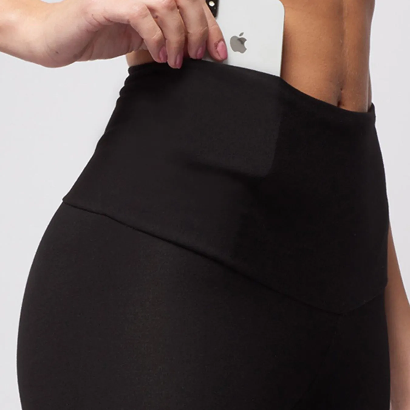 Lightweight Strong Compression Tummy Control Bootcut Black