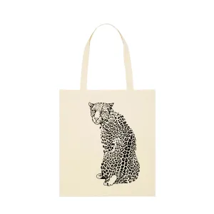 Lightweight Tote Bag | Leopard Natural