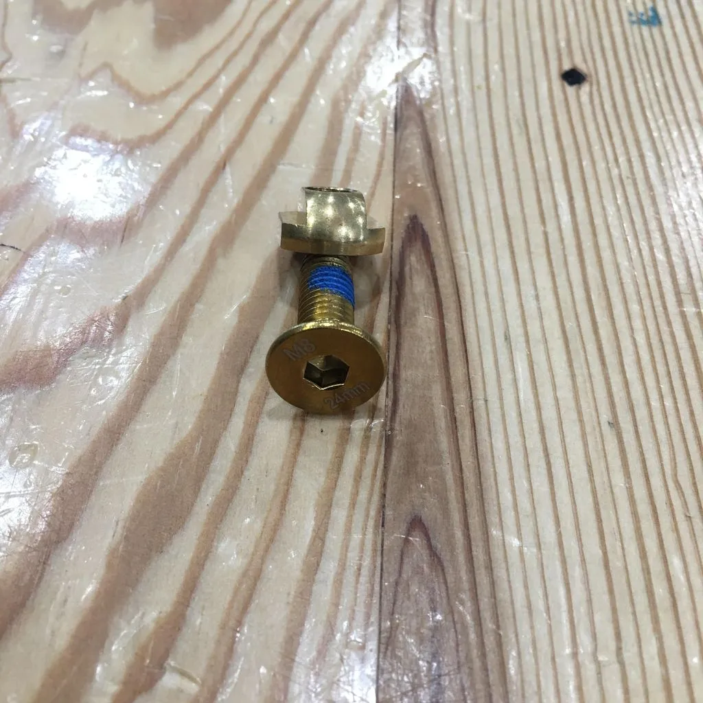 Liquid Force t nuts with bolts x 4