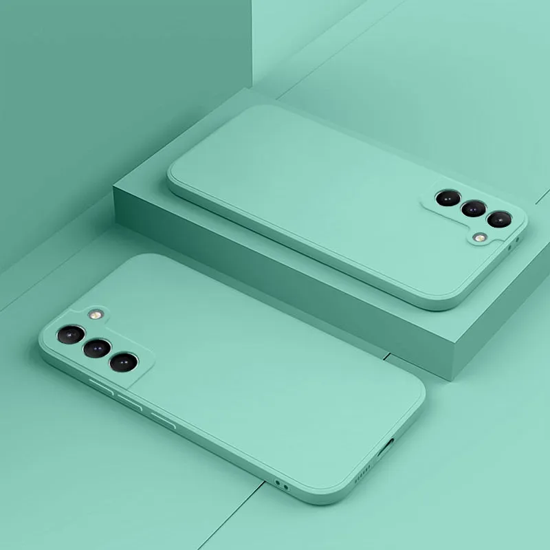 Liquid Silicone Soft Thin Phone Case for Samsung Galaxy A Series