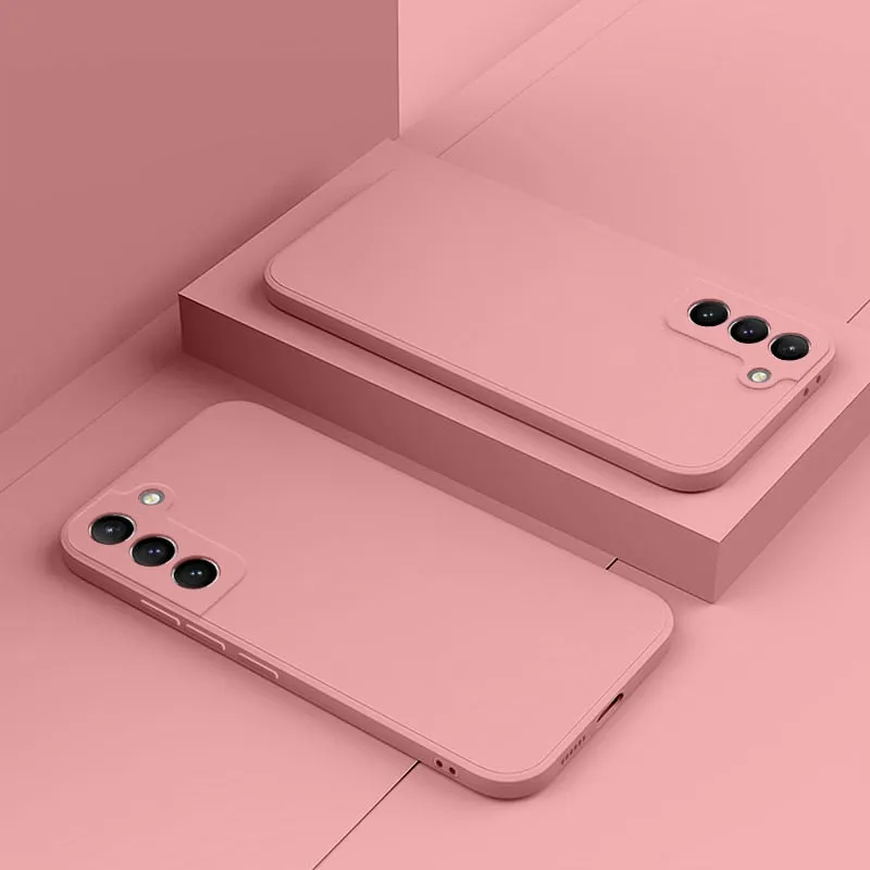 Liquid Silicone Soft Thin Phone Case for Samsung Galaxy A Series