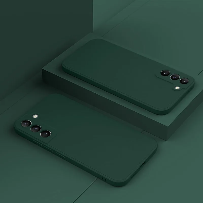 Liquid Silicone Soft Thin Phone Case for Samsung Galaxy A Series