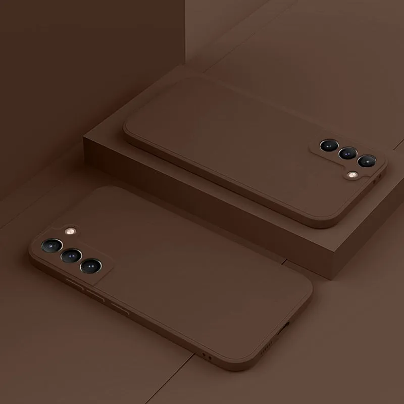 Liquid Silicone Soft Thin Phone Case for Samsung Galaxy A Series
