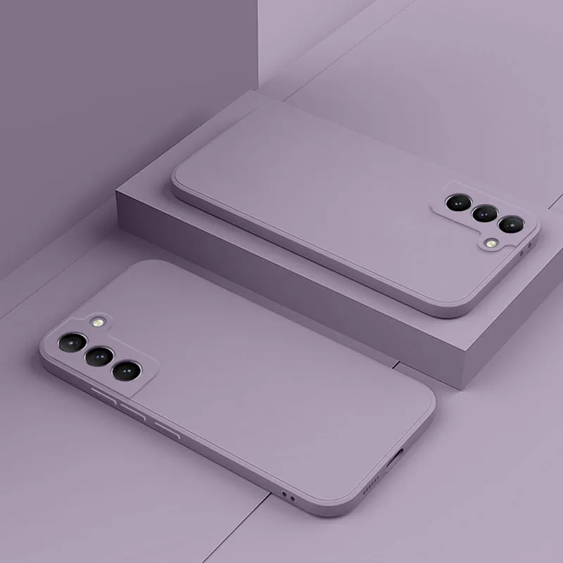Liquid Silicone Soft Thin Phone Case for Samsung Galaxy A Series