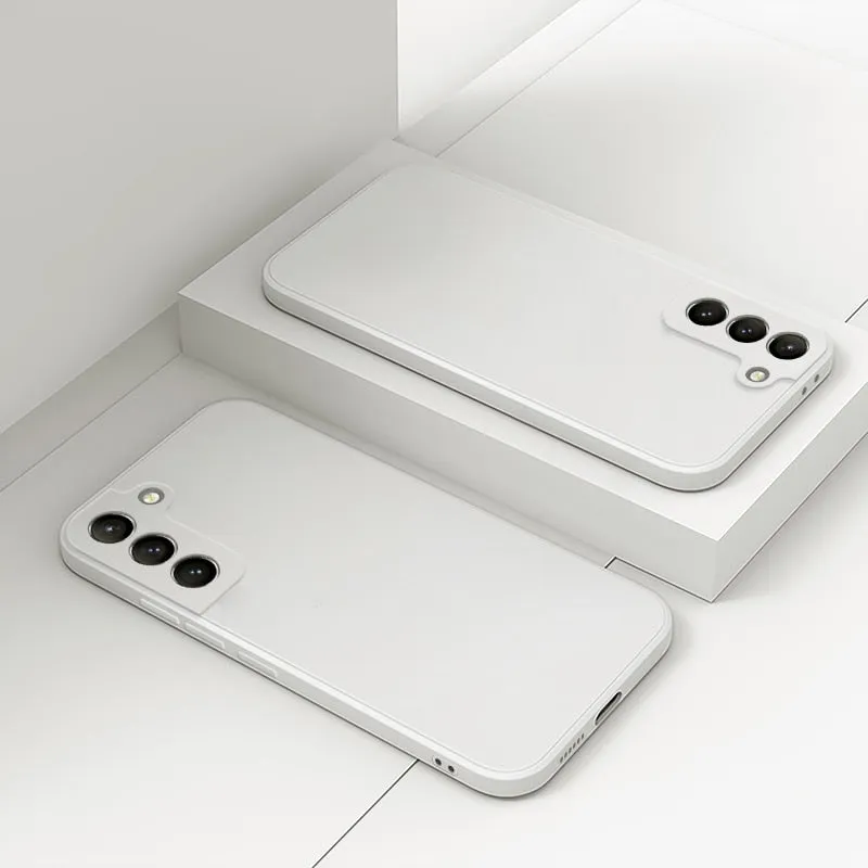 Liquid Silicone Soft Thin Phone Case for Samsung Galaxy A Series