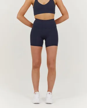 LUXE BIKER SHORTS V2 - DEEP NAVY