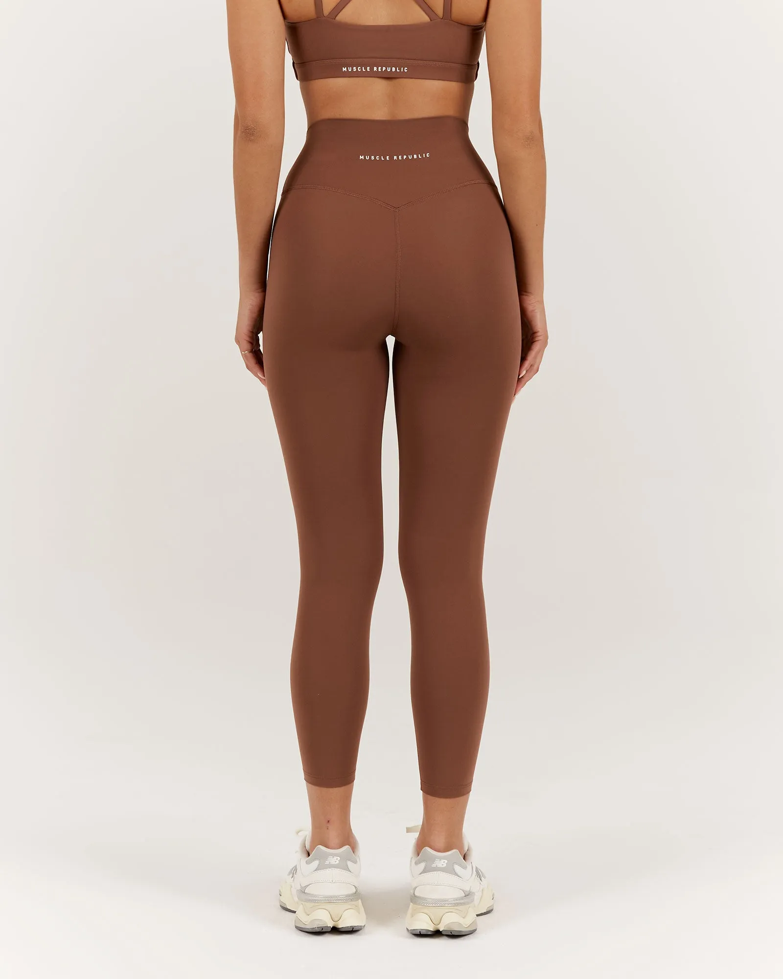 LUXE LEGGINGS 24" - TOFFEE