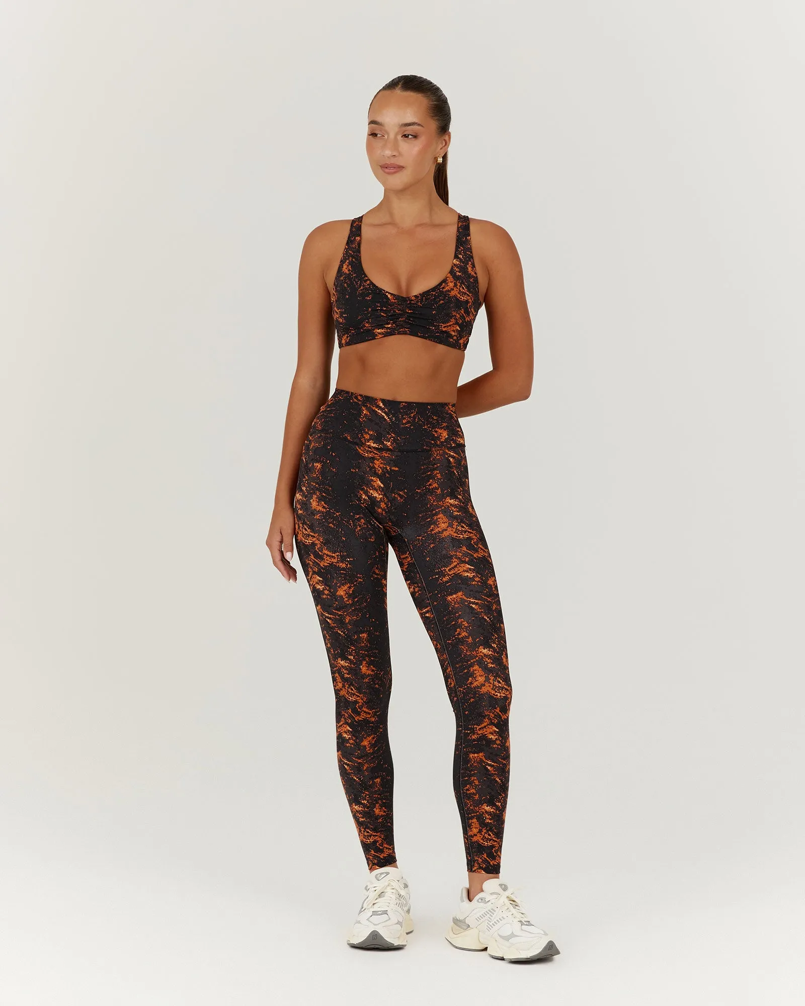 LUXE LEGGINGS 28" - CHARLIE BROWN