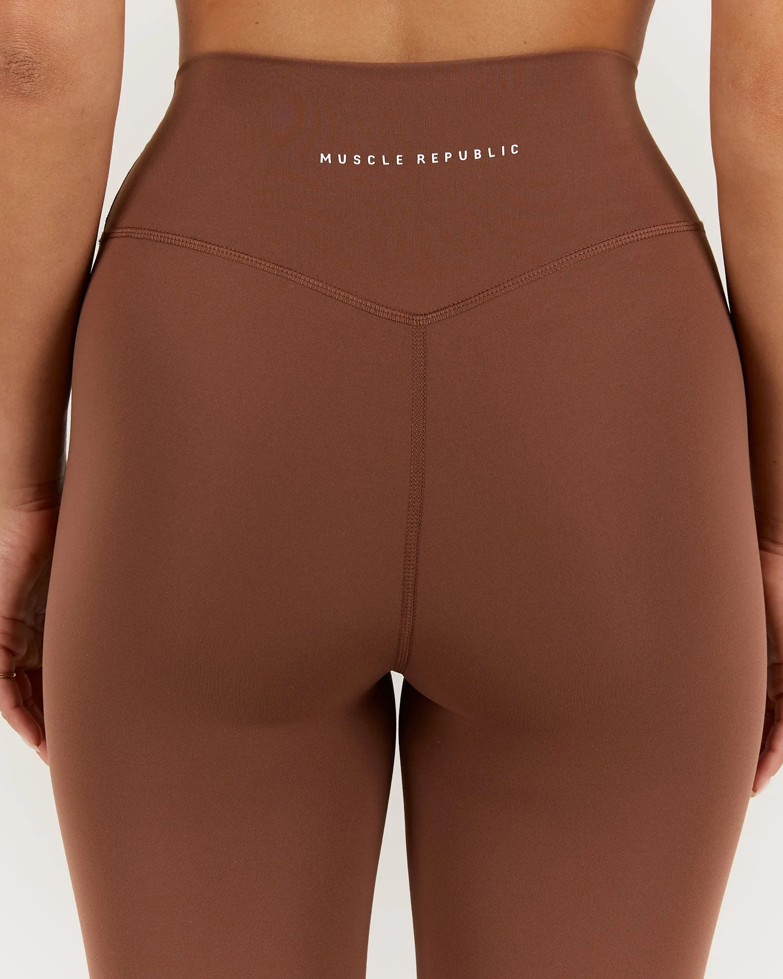 LUXE LEGGINGS 28" - TOFFEE