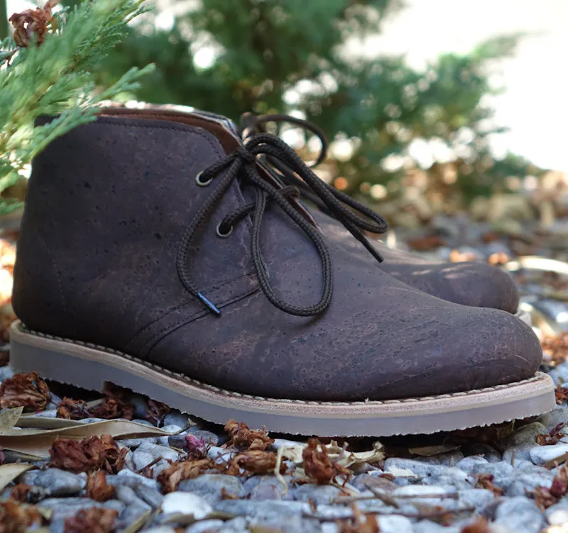 Manaslu Cork Chukka Lace-up Boots - Brown
