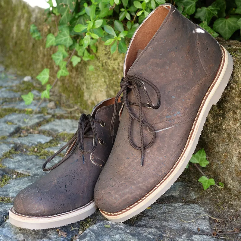 Manaslu Cork Chukka Lace-up Boots - Brown