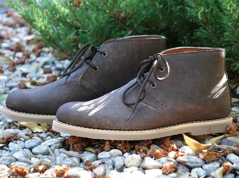 Manaslu Cork Chukka Lace-up Boots - Brown